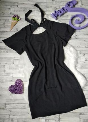 Платье sandrina fasoli женское черное с открытой спиной размер...