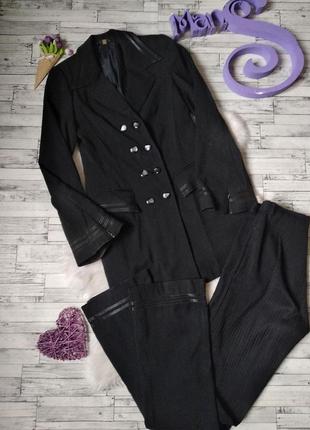 Костюм двойка пиджак и брюки berghaus женский черный размер 44...