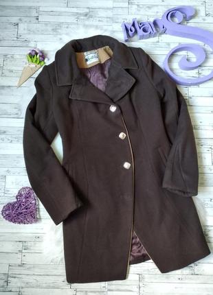 Пальто grislav женское коричневое размер 42(s)