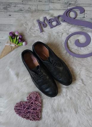 Туфлі жіночі чорні graceland на шнурках розмір 39