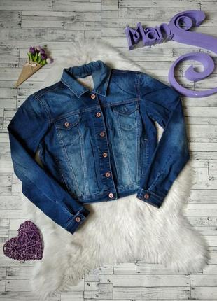 Джинсовый пиджак colin's женский синий размер 44 (s)