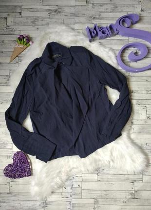 Пиджак блейзер zara женский синий размер 44 s