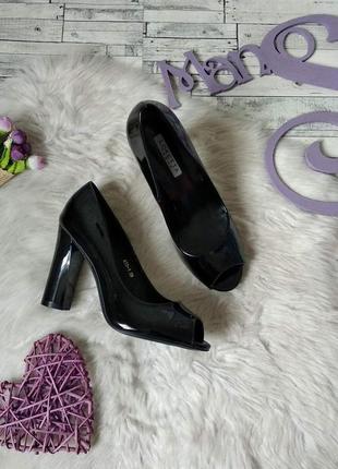 Женские туфли loretta натуральная кожа лак черные 39 размер