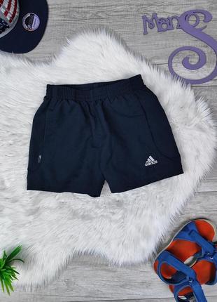 Детские шорты для мальчика adidas тёмно-синие размер 110
