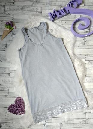 Ночная рубашка серая женская размер 42 (xs)