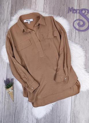 Женская блуза ipekyol цвет светло-коричневый размер м