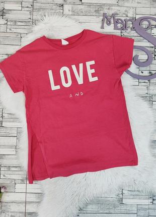Дитяча футболка zara рожева для дівчинки розмір 146