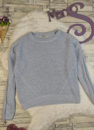 Женский свитер george вязаный голубой размер м 46