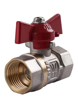 Кран шаровый прямой WATER VALVE 3/4″ ВВ КБ NV-V Q001