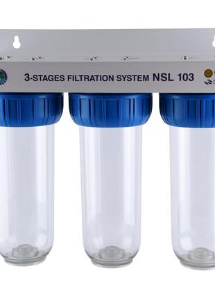 Система 3-х ступенчатой очистки Bio+ systems NSL103, 1/2″