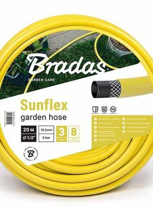 Шланг для поливання SUNFLEX 3/4 " - 30м Bradas Польща жовтий W...