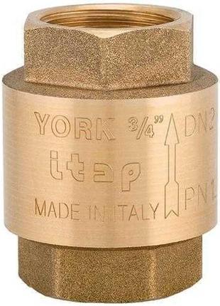 Клапан зворотного ходу води ITAP 1 ⁇ YORK 103