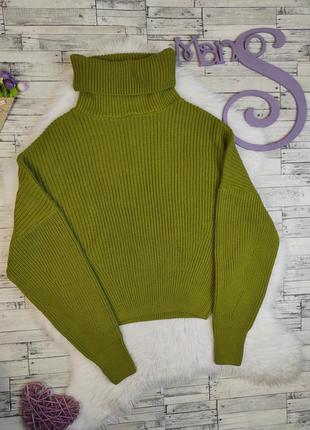 Жіночий светр goldi оливкового кольору зеленого кажана коротки...