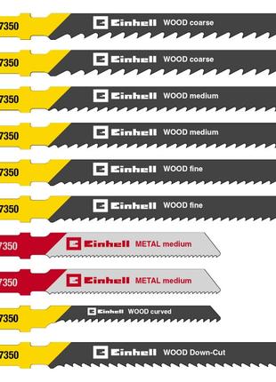 Полотна для лобзика, 10 шт, Einhell (617350)