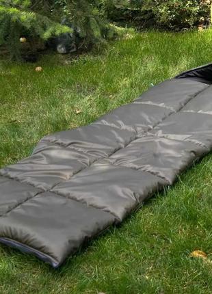Спальный мешок зимний (одеяло с капюшоном) Олива 210 х 73 см