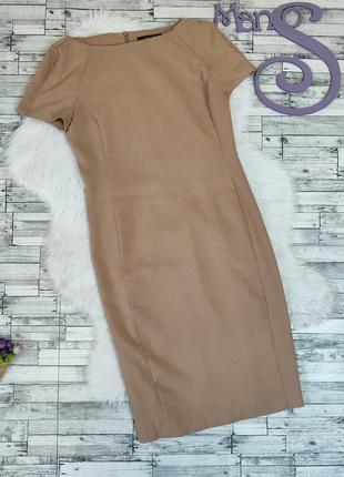 Женское летнее платье incity светло-коричневого цвета размер 44 s