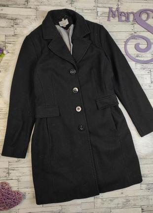 Пальто жіноче yessica чорне розмір 48 l