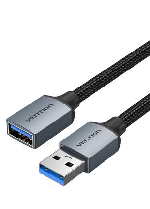 Удлинитель 3м USB 3.0 Vention USB-A до USB-A 5 Гбит/с с Нейлон...