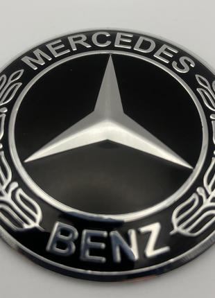 Наклейка для колпачков с логотипом Mercedes-Benz Мерседес 75 мм