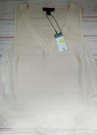 Блуза топ с v-образным вырезом