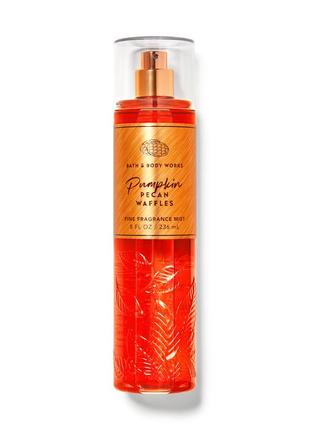 Спрей для тела bath and body works pumpkin pecan waffles