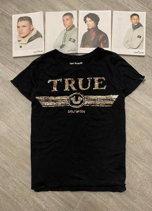 Футболка true religion luxe sequin logo