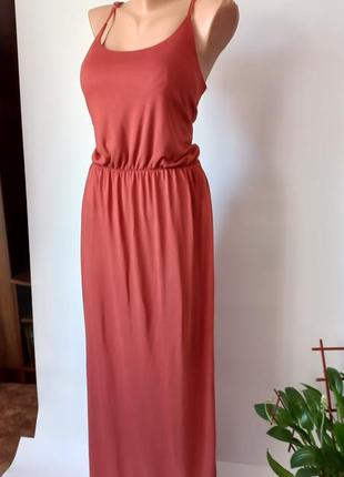 Довга сукня сарафан 50 52 розмір нове бюстьє натуральна тканина