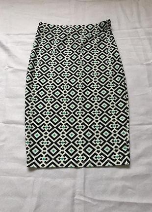 Юбка миди, юбка натуральная ткань коттон brc moda турция