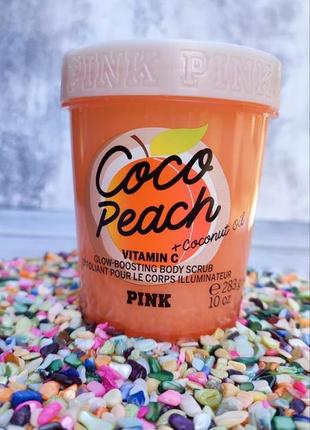 🥰скраб для тела victoria’s secret coco peach