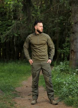 Тактичний костюм убокс та штани в кольорі олива