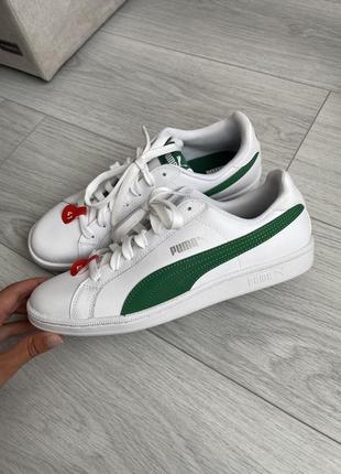 Белые кеды puma smash v2 l