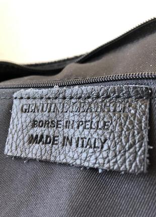 Чрезвычайная кожаная сумка от genuine leather borse in pelle, ...