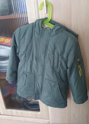 Зимняя куртка плац на мальчика waikiki 98-104 рост 3-4роки