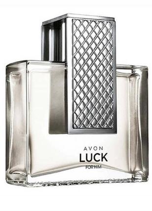 Чоловіча туалетна вода Avon Luck for Him, 75 мл Чоловіча туалетна