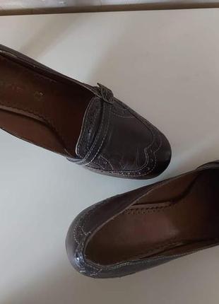 Кожаные туфли, размер 39.tamaris