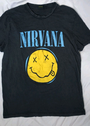 Варена футболка оверсайз нірвана, Nirvana, Primark