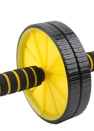 Тренажер колесо для пресса PROFI MS 0871-1 Желтый