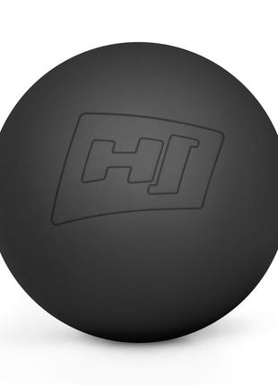 Силиконовый массажный мяч 63 мм Hop-Sport HS-S063MB Черный