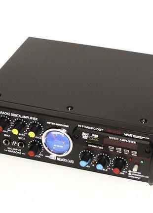 Усилитель звука с караоке Mega Sound AV-339B 2*120 Вт USB MP3 ...