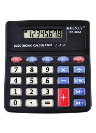 Калькулятор простий Keenly KK 268 A Чорний