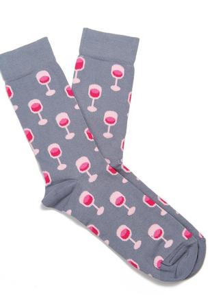 Модные носки мужские Dodo Socks rose 150ml 42-43 Серые (009701)