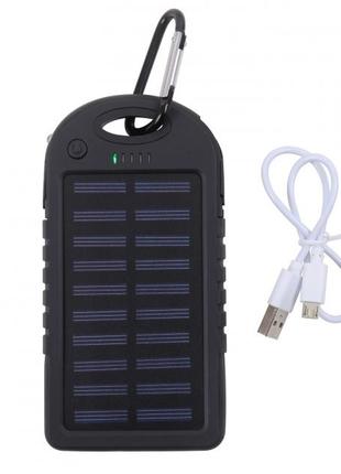 Power Bank Solar A50 + фонарь 12 LED с солнечной панелью 5000 ...