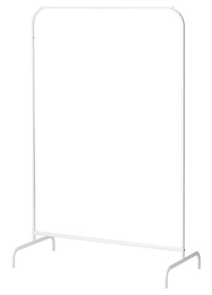 Вешалка стойка для одежды IKEA MULIG 151х99х46 см Белая (601.7...