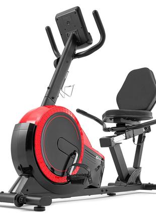 Горизонтальный велотренажер Hop-Sport HS-060L Pulse красный 2020