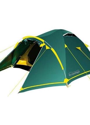 Палатка двухместная Tramp Stalker 2 v2 с тамбуром и снежной юб...