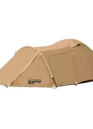 Трехместная палатка Tramp Lite Twister 3+1 песочная