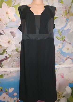 Роскошное черное платье-футляр18 р