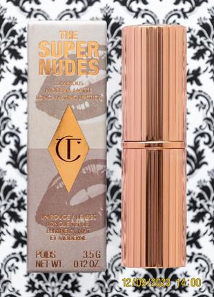 Стійка матова помада для губ charlotte tilbury the super nudes...