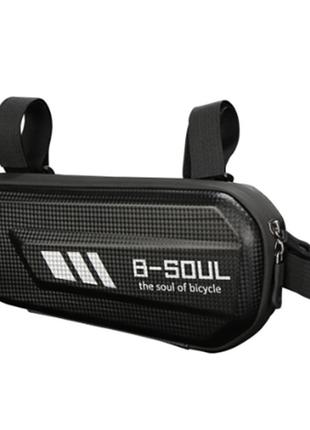 Велосипедная сумка на раму B-Soul Черная