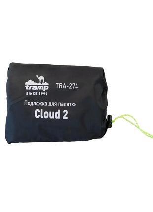 Мат для палатки footprint 210 х 167 см Tramp Cloud 3 TRA-280 Ч...